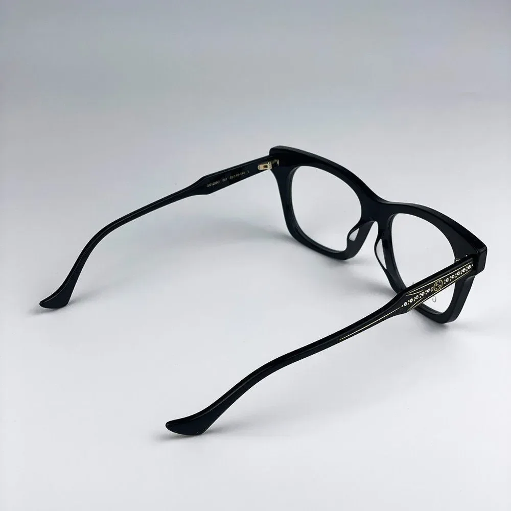 Gucci GG1299O 001 Eyeglasses Black Square Women